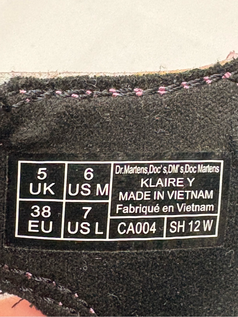 Dr Martens Junior Klaire Cosmic Glitter Sandals Pink Size 7 (EU 38) Sparkly - Picture 9 of 12